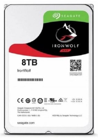 Dysk serwerowy HDD SEAGATE IronWolf ST8000VN004 (8 TB /3.5" /7200RPM )