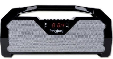 Głośnik bezprzewodowy REBELTEC SoundBox 400 (6h /Czarno-srebrny ) Głośnik bezprzewodowy REBELTEC SoundBox 400 (6h /Czarno-srebrny )