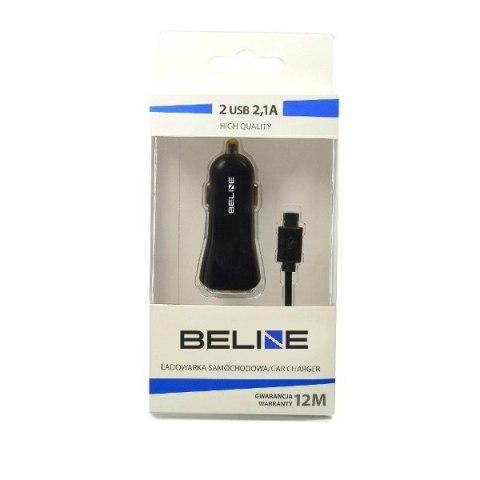 Ładowarka BELINE 2x USB 2.0 Czarny Beli0005 Ładowarka BELINE 2x USB 2.0 Czarny Beli0005