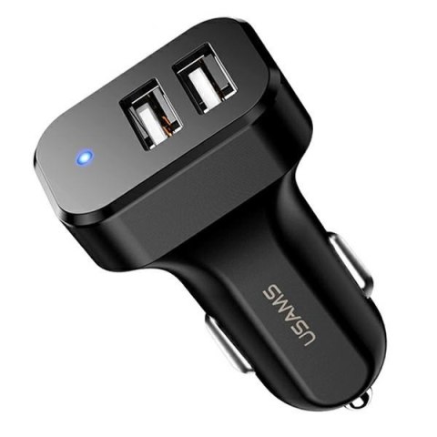 Ładowarka USAMS 2x USB Czarny USA000890 Ładowarka USAMS 2x USB Czarny USA000890