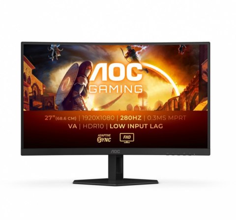 Monitor AOC C27G4ZXE (27" /Fast VA /280Hz /1920 x 1080 /Czarny) Monitor AOC C27G4ZXE (27" /Fast VA /280Hz /1920 x 1080 /Czarny)