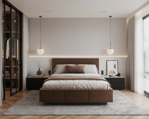 Tkanina TRINITY - Brązowy