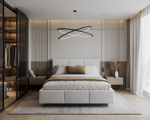 Tkanina PARIS - White