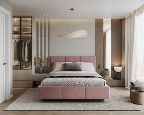 Tkanina PARIS - Pink