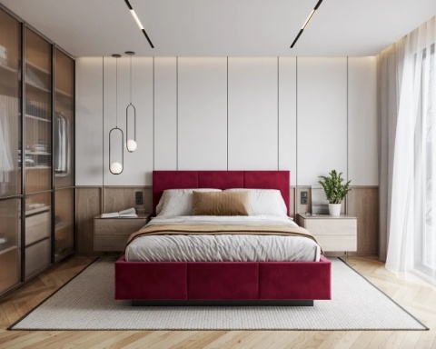 Tkanina PARIS - Wine