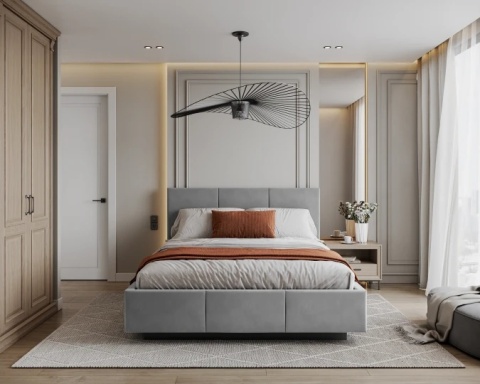 Tkanina PARIS - Light Grey