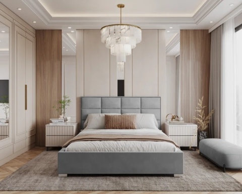 Tkanina TRINITY - Szary