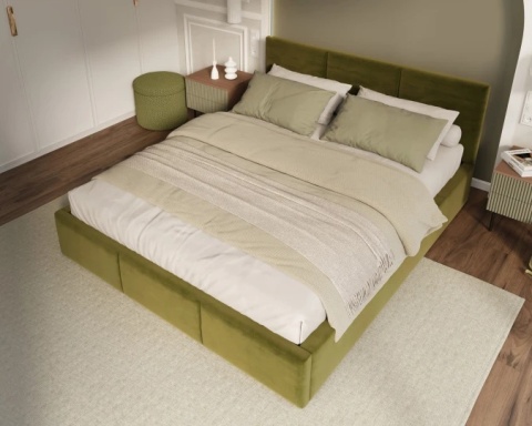 Tkanina TRINITY - Oliwkowy