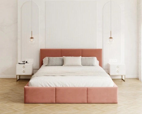 Tkanina PARIS - Salmon