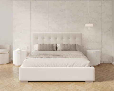 Tkanina TRINITY - Biel