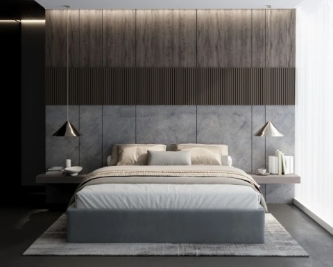 Tkanina TRINITY - Szary