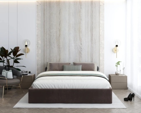 Tkanina TRINITY - Brązowy