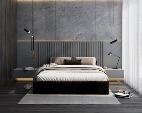 Tkanina TRINITY - Czarny