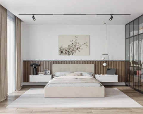 Tkanina TRINITY - Kremowy