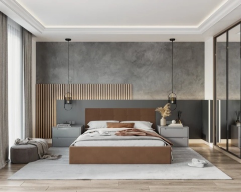 Tkanina TRINITY - Brązowy