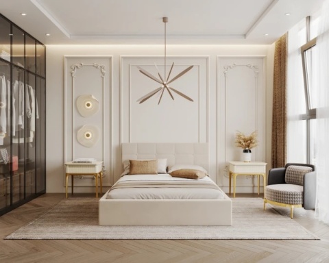 Tkanina PARIS - Cream