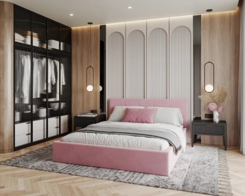 Tkanina PARIS - Pink