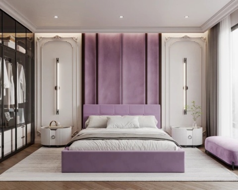 Tkanina PARIS - Violet