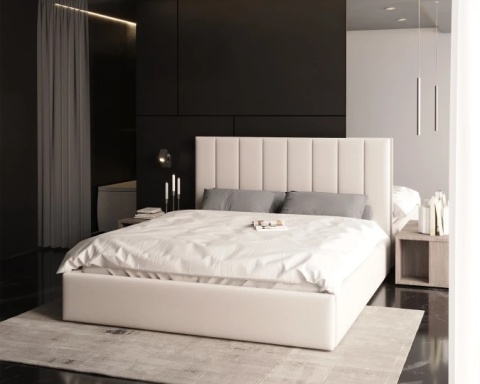 Tkanina TRINITY - Biel