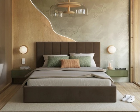 Tkanina TRINITY - Brązowy