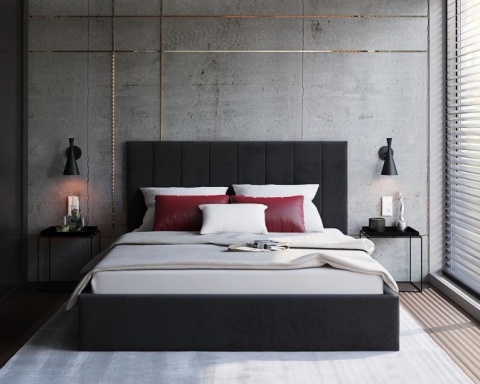 Tkanina TRINITY - Czarny