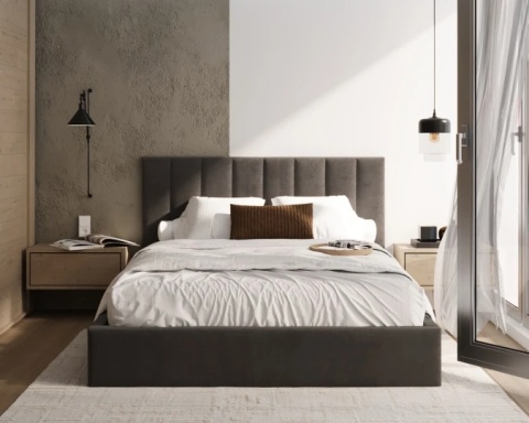 Tkanina PARIS - Anthracite