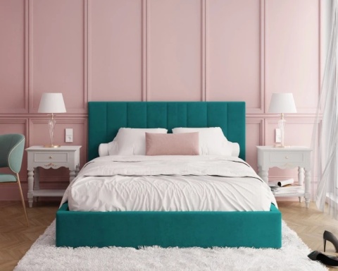 Tkanina PARIS - Petrol