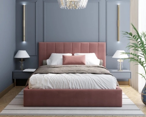 Tkanina PARIS - Salmon