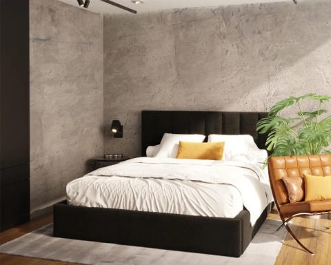 Tkanina PARIS - Black